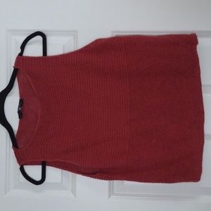 Maxmara weekend rust red sweater vest size large